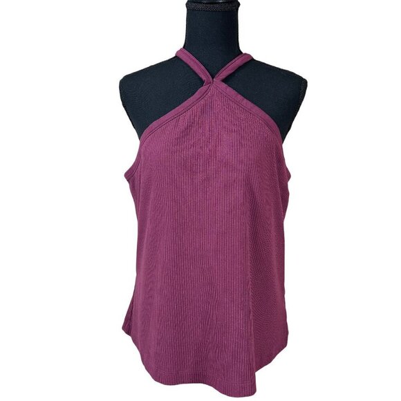 Old Navy Purple Cross Halter Neck Top Plus Size 3X - Picture 1 of 7